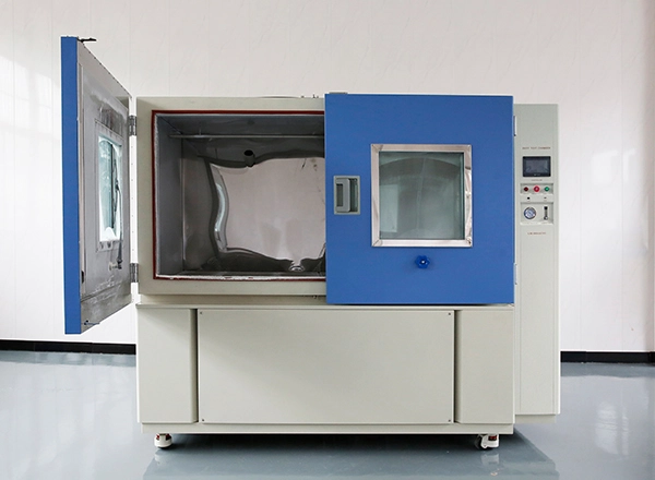 Influence de la chambre d'essai de sable et de poussière sur la recherche matérielle