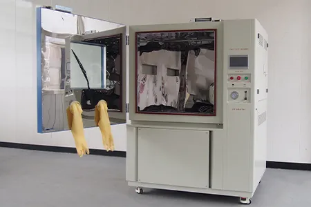 Normes et procédures pour le fonctionnement de la chambre d'essai de poussière IP5X 6X